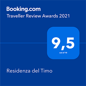 9,5 punteggio medio su Booking.com